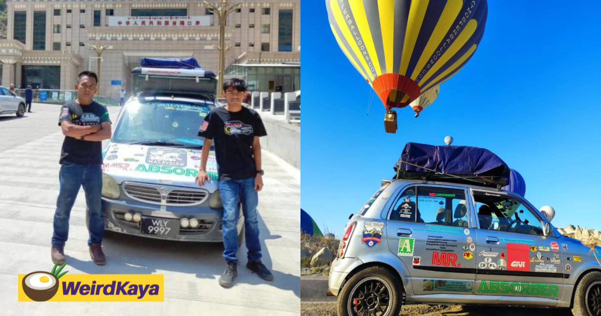 M’sian man spends close to rm200k traveling across 25 countries in his perodua kelisa | weirdkaya