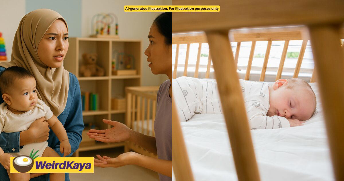 M’sian Mum Accuses Babysitter Of Neglect After Finding Her 9mo Baby Left In Cradle All Day