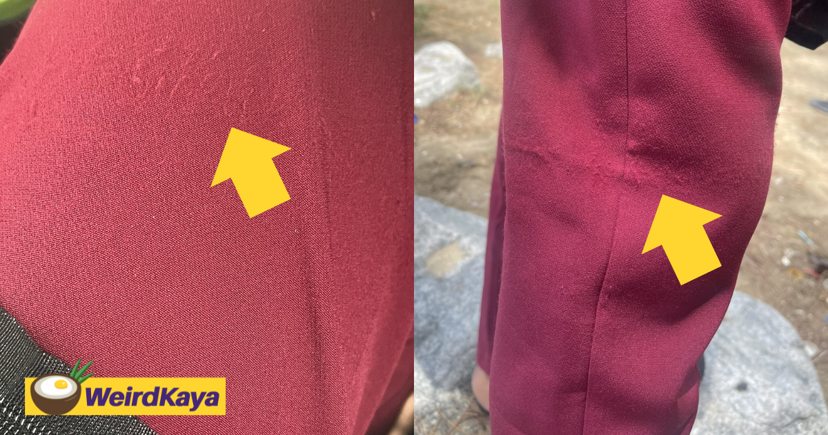 M'sian Netizen Upset as New Raya Outfit Costing RM209 Gets Fuzzy After Just 5 Hours