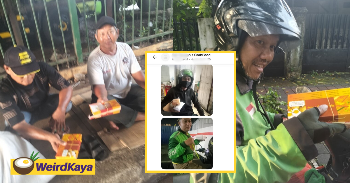 M’sian Netizens Send Free Meals Through Grab For Indonesian Riders To Share With Those In Need