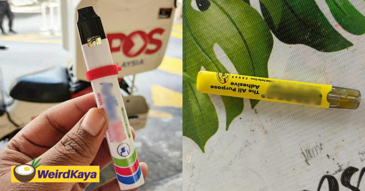 M'sian parents warned vapes can now be disguised as stationery & candy bars with deceptive stickers | weirdkaya