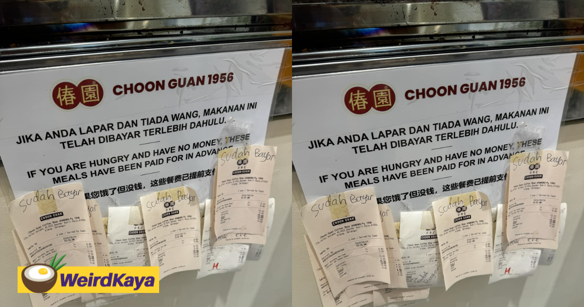 M'sian restaurant provides free meals for those in need, no questions asked | weirdkaya