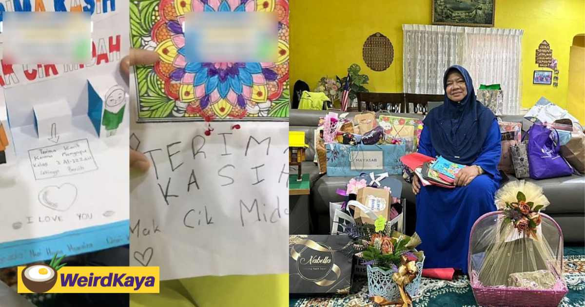 M'sian school hosts farewell ceremony to mak cik who worked as a cleaner for 14 years  | weirdkaya