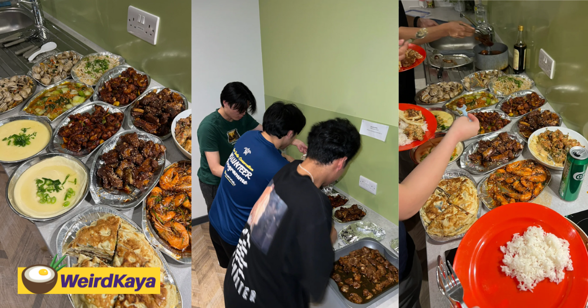 M'sian students studying in the uk recreate mixed rice stall experience in their dorm | weirdkaya