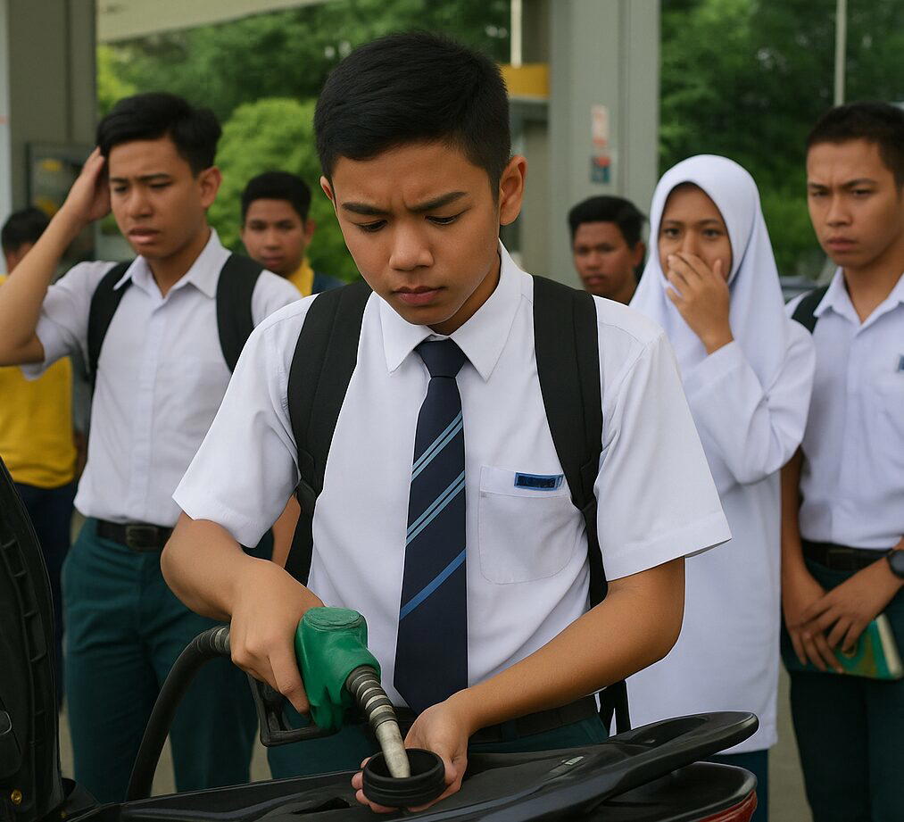 M'sian Students Without License Complain About Paying RM2.60 For Petrol After Missing Out On BUDI95