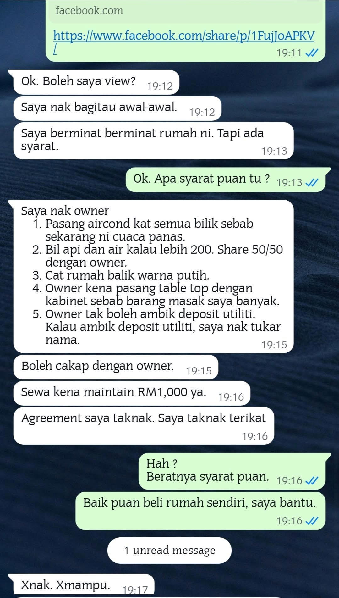 M’sian Tenant Wants Landlord To Install Aircond In Every Room & Share Bills Above RM200 But Pay Only RM1K Rent