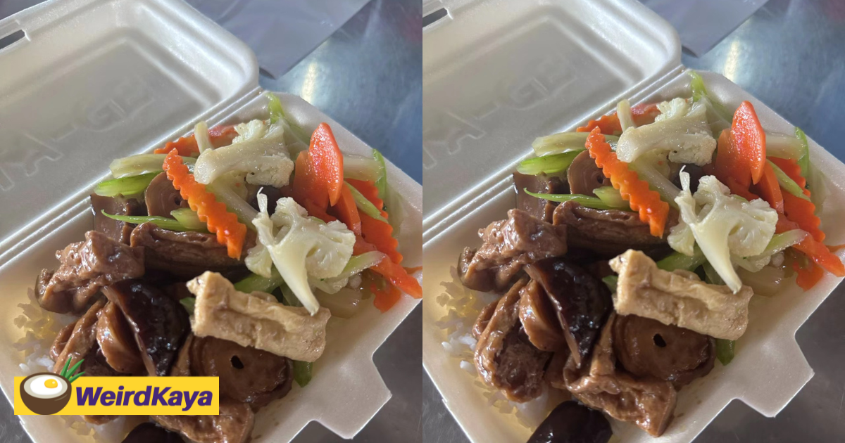 M’sian uncle slammed for charging rm4. 50 for veggie rice, shares why it's more expensive during nine emperor gods festival | weirdkaya