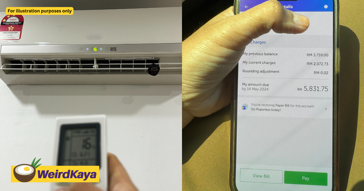 M’sian woman charged rm2k for electricity after using aircond 24 hours at 16°c everyday | weirdkaya