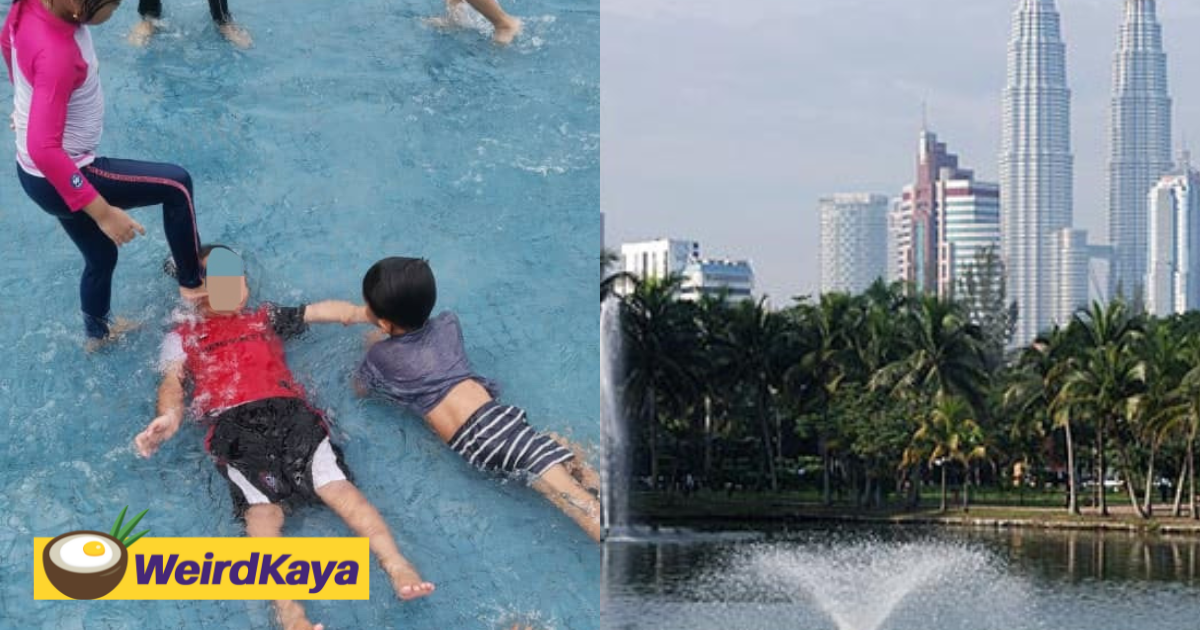 M'sian woman claims her son's face was stepped on by another child at titiwangsa park | weirdkaya