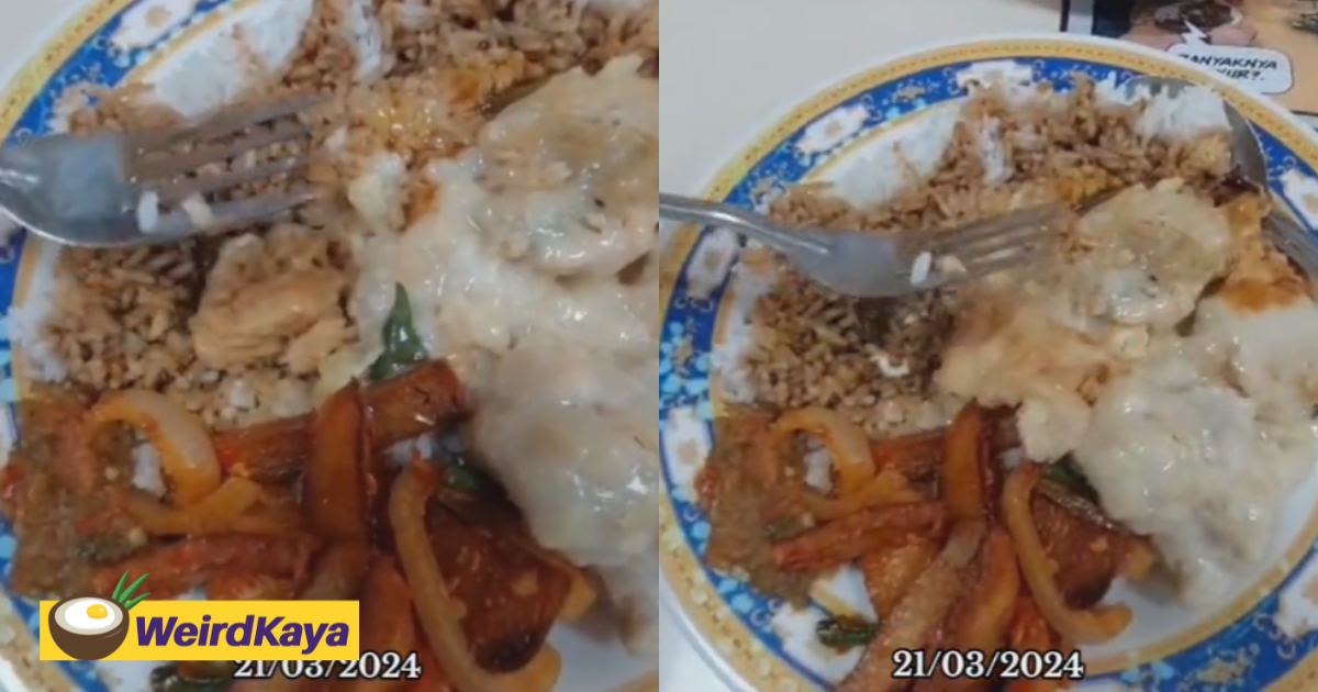 M'sian claims he found tissue inside his food at hospital cafeteria | weirdkaya
