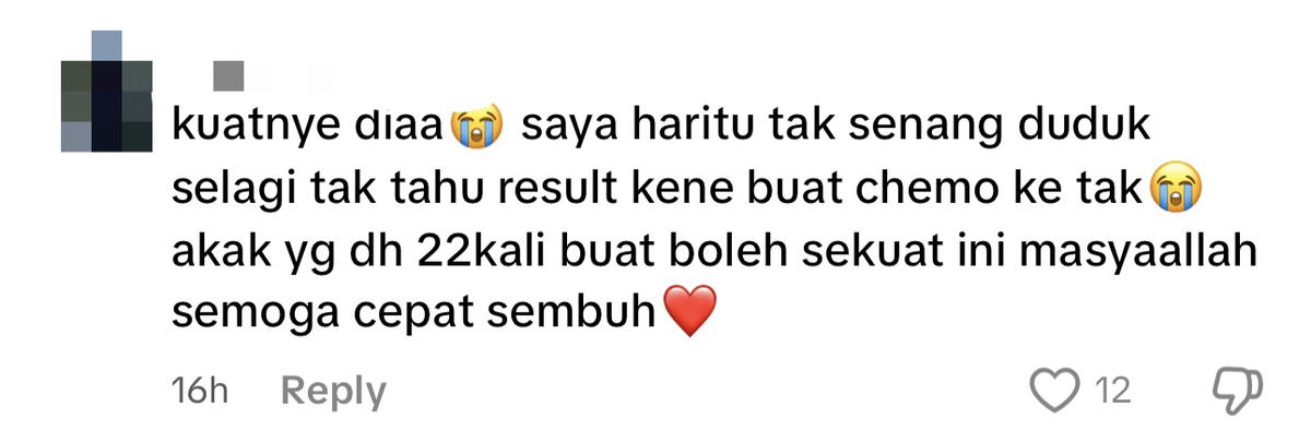 M'sian Woman Finished Her Degree Despite Fighting Stage 4 Cancer & Going Through Chemo 22 Times comment 1