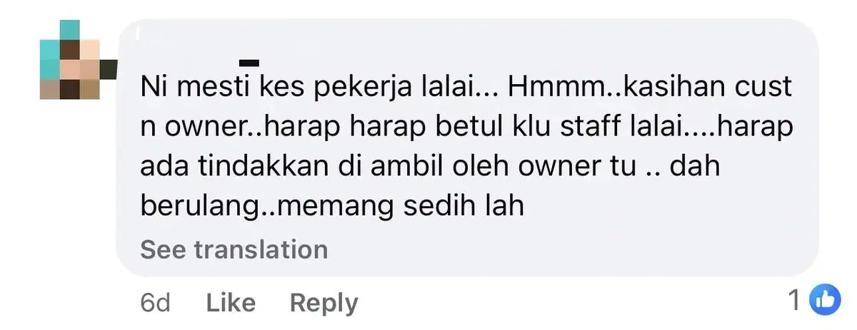 M’sian Woman Gets RM16 Nasi Kukus With No Chicken Despite Reminding Staff To Check Order Properly comment 1