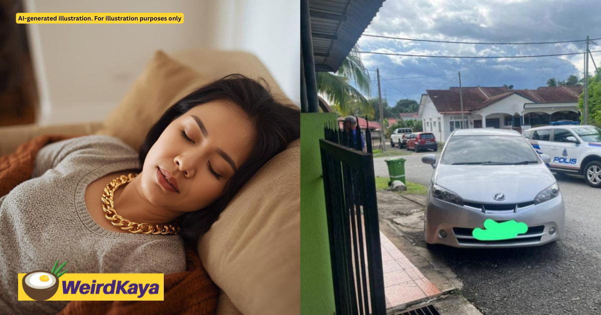 M’sian Woman Has RM10,000 Gold Necklace Snatched By Thief While Napping In Living Room