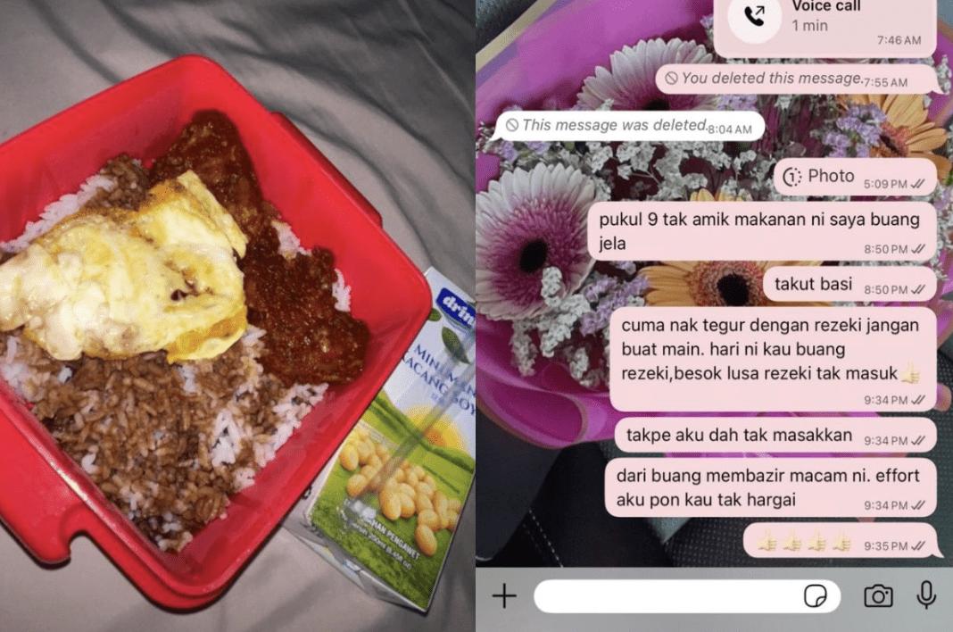 M'sian Woman Makes Meals To Help BF Save Money, But He Doesn't Bother To Come Pick Them Up
