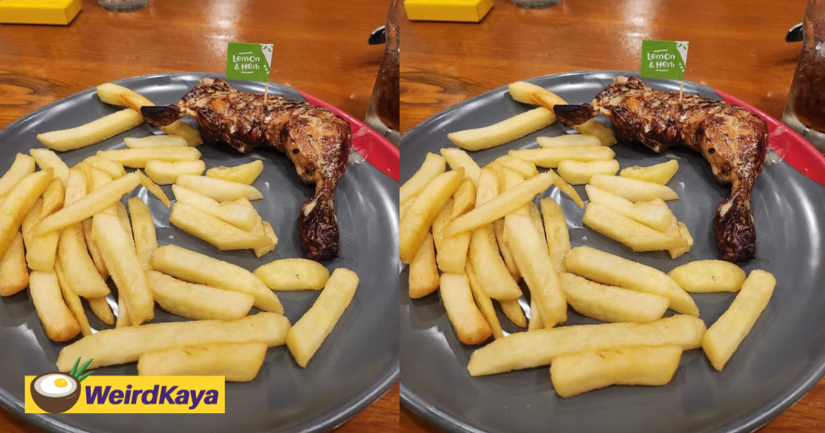 M'sian woman shocked to see nando's chicken being smaller than the fries | weirdkaya