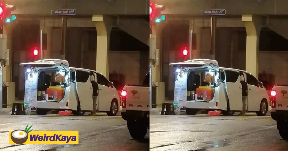 M'sian woman turns vellfire into food truck, netizens impressed | weirdkaya