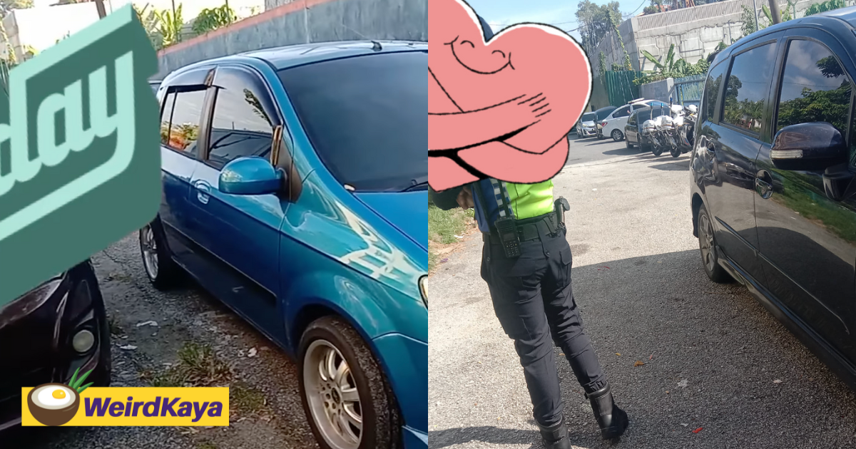 M'sian woman waits 3 hours for owner to remove double-parked car, calls police after no one turns up | weirdkaya