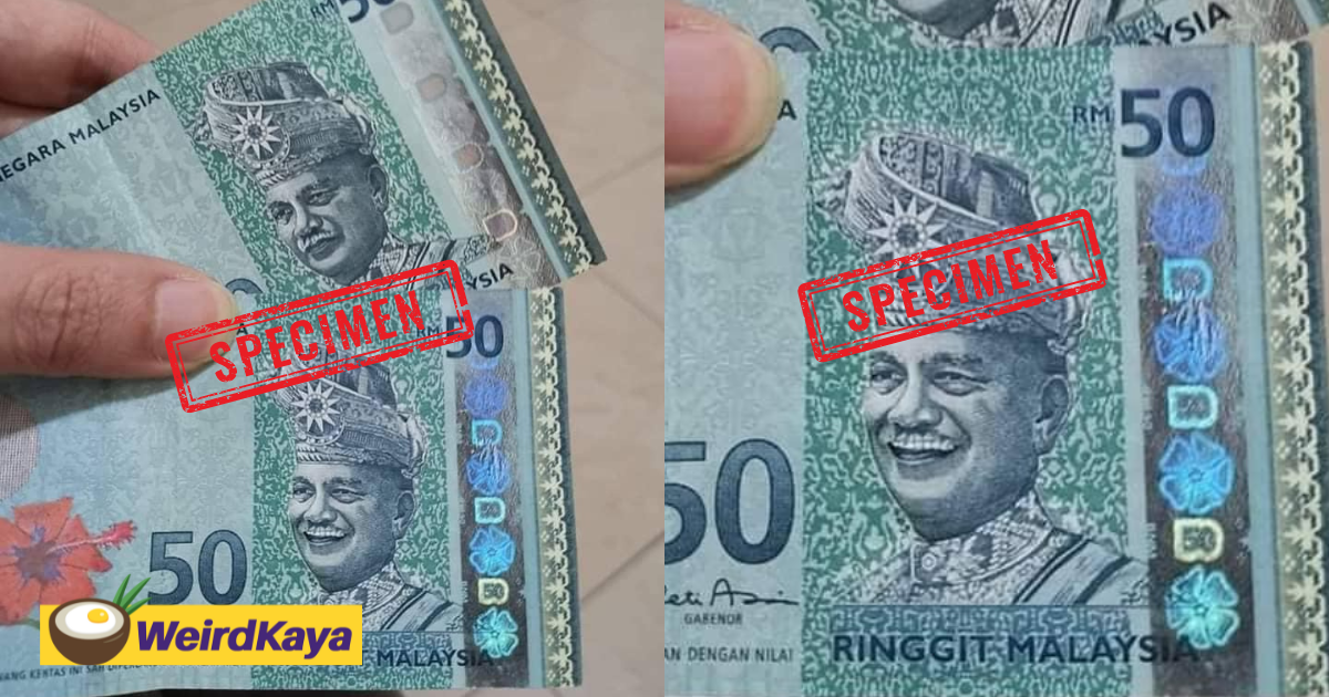 M'sian Woman Warns Others Not To Take RM50 Notes With 'Smiling' Agong On It