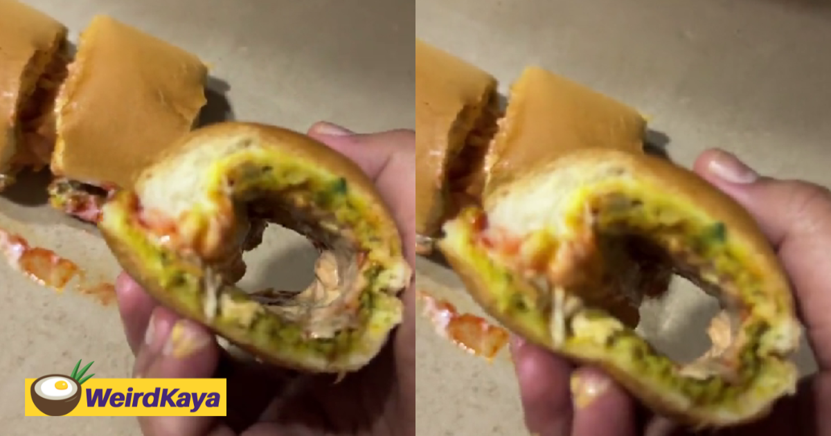 M'sians amused by ramadan bazaar's 'roti john tunnel', which is actually bread with a big hole in the middle | weirdkaya