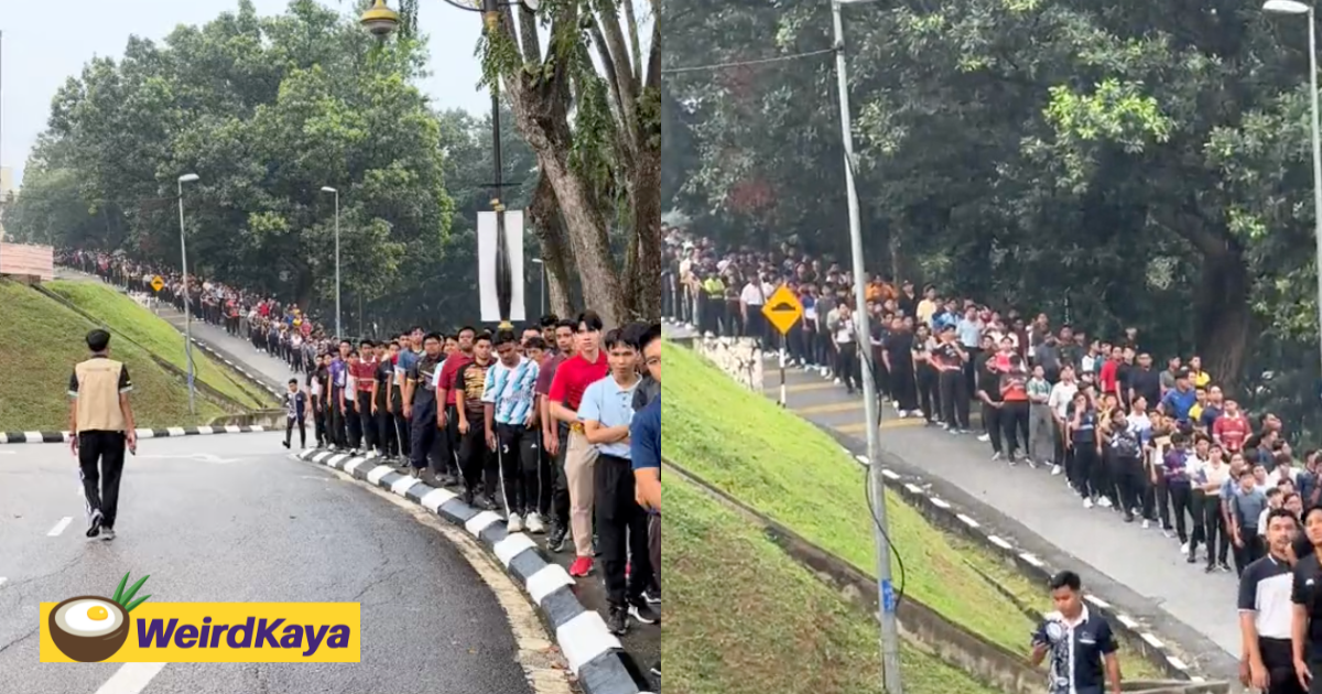 M'sians Hit By Nostalgia With Clip Of UiTM Students Lining Up On Orientation Week