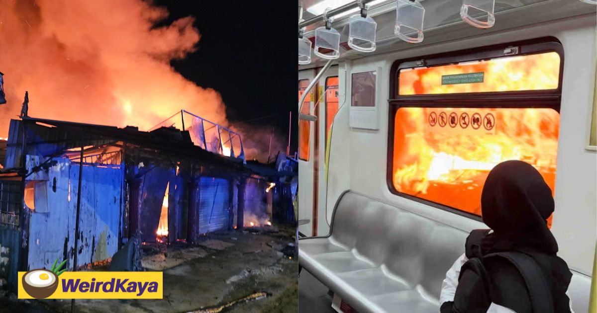 M'sians say they felt ‘intense heat’ inside lrt at pudu station as fire rages nearby | weirdkaya