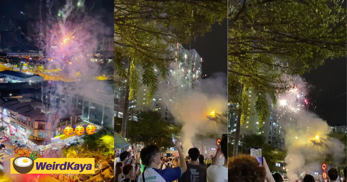 M'sians set off fireworks to celebrate lee zii jia's olympic bronze medal win | weirdkaya