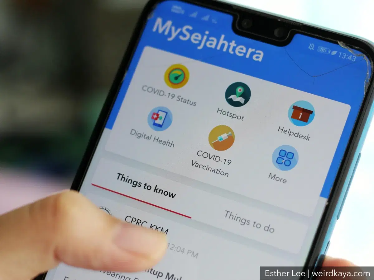 MySejahtera app