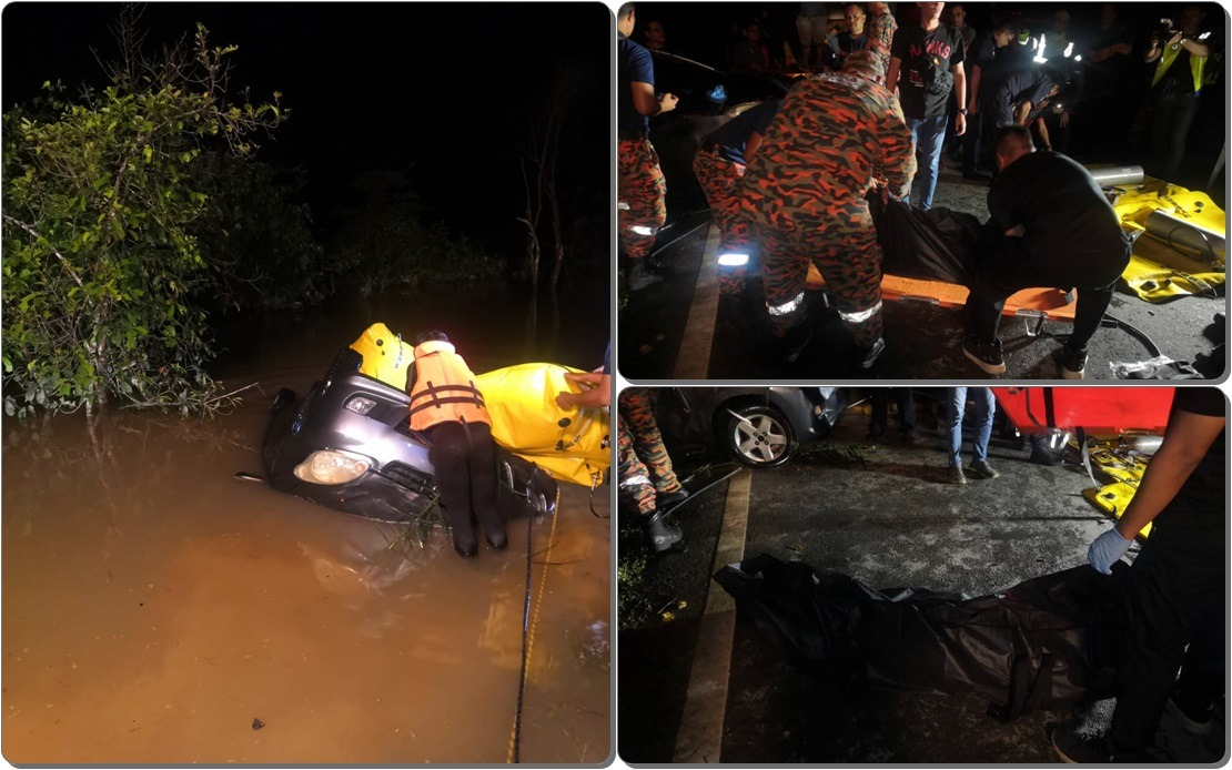 Myvi woman swept away