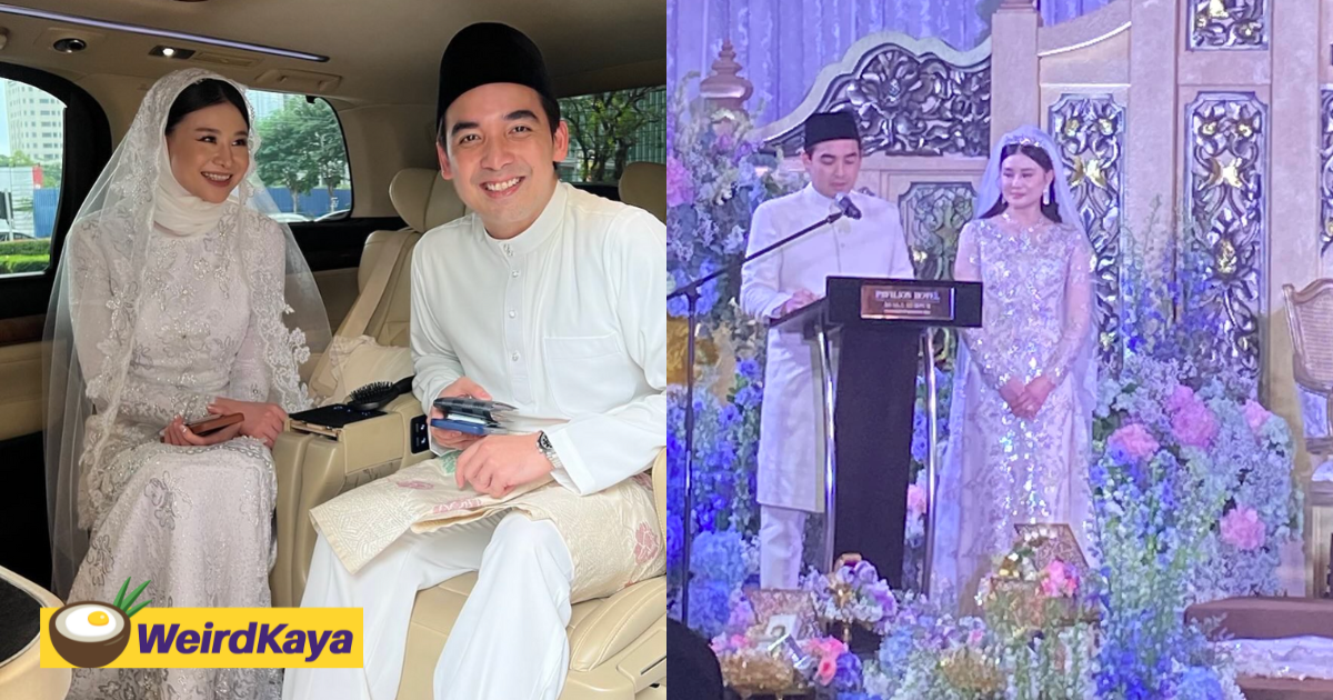 Najib's son cries over his father's absence during speech at his wedding ceremony  | weirdkaya