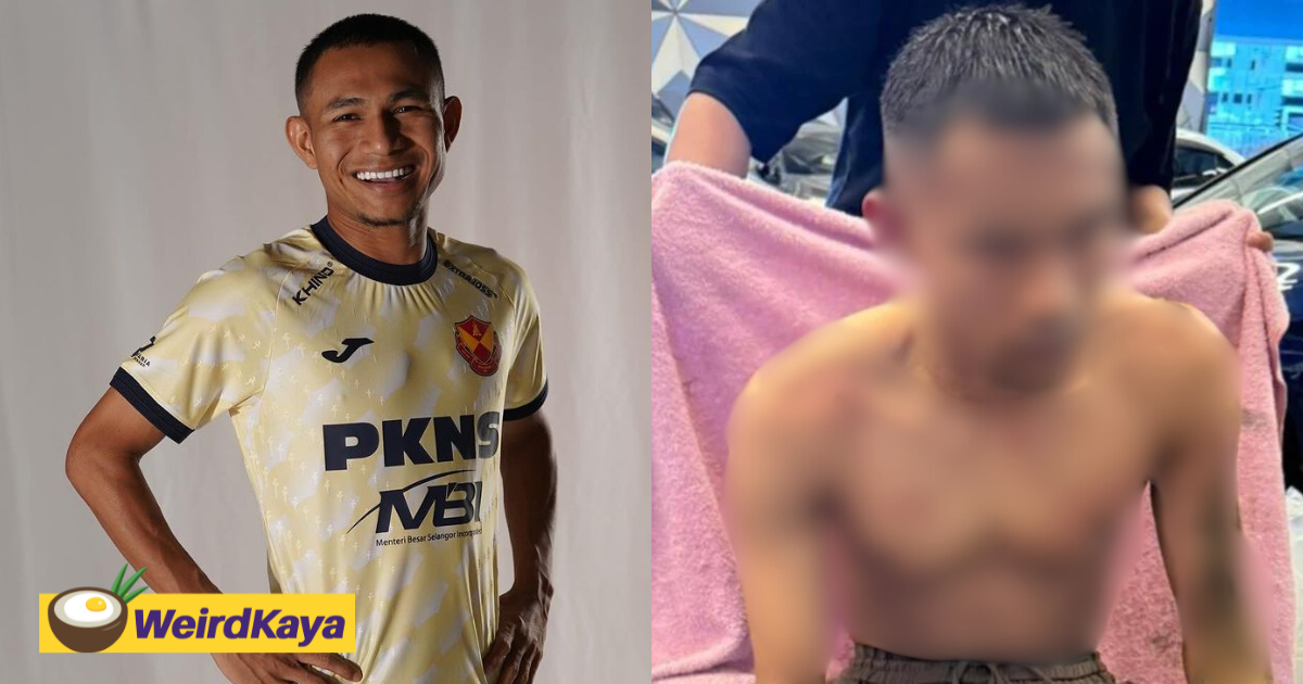 National football player faisal halim suffers acid attack in a shopping mall | weirdkaya