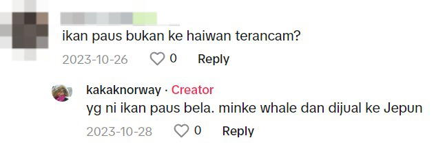 'looks tasty' - m'sian woman shares 'berlado' whale meat recipe, leaving netizens mouthwatering