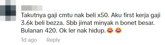 19yo m'sian man with rm1. 1k salary dreams of buying proton x70, shocks netizens
