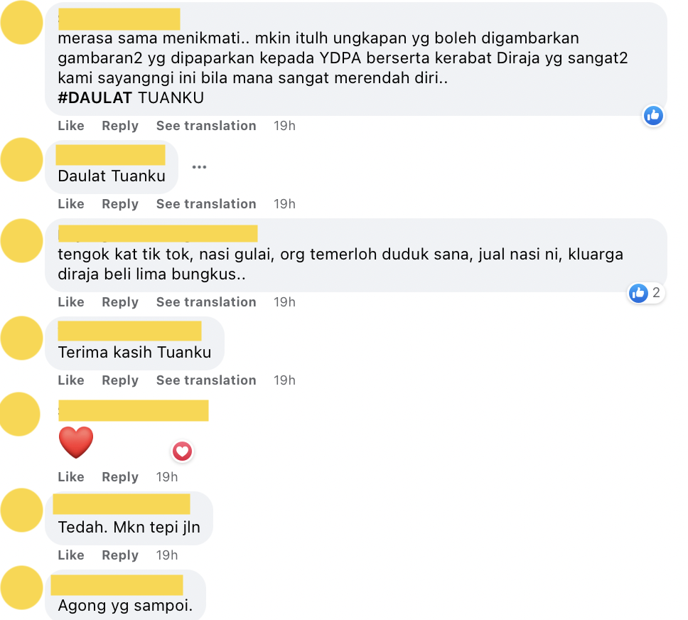 Netizens commend agong for his humility