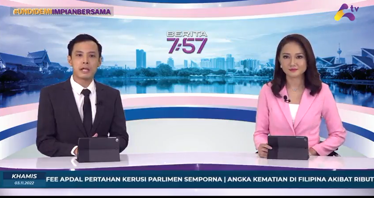 Awesome tv’s berita 7:57 news bulletin