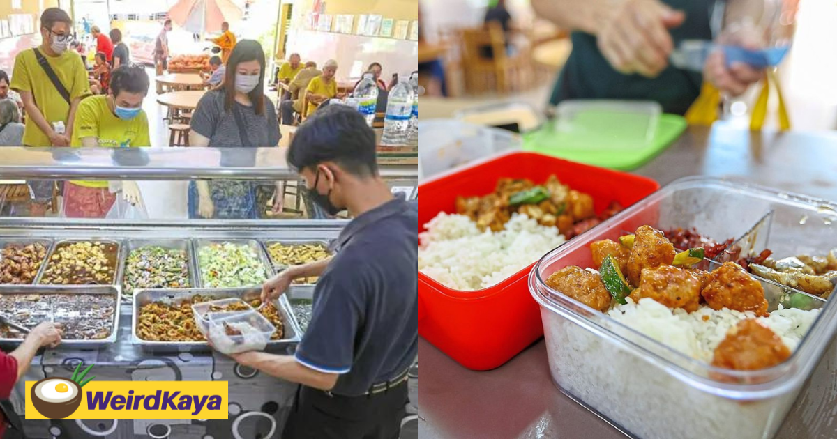 M'sian vegetarian restaurant offers 3 dishes with rice for only rm2 | weirdkaya