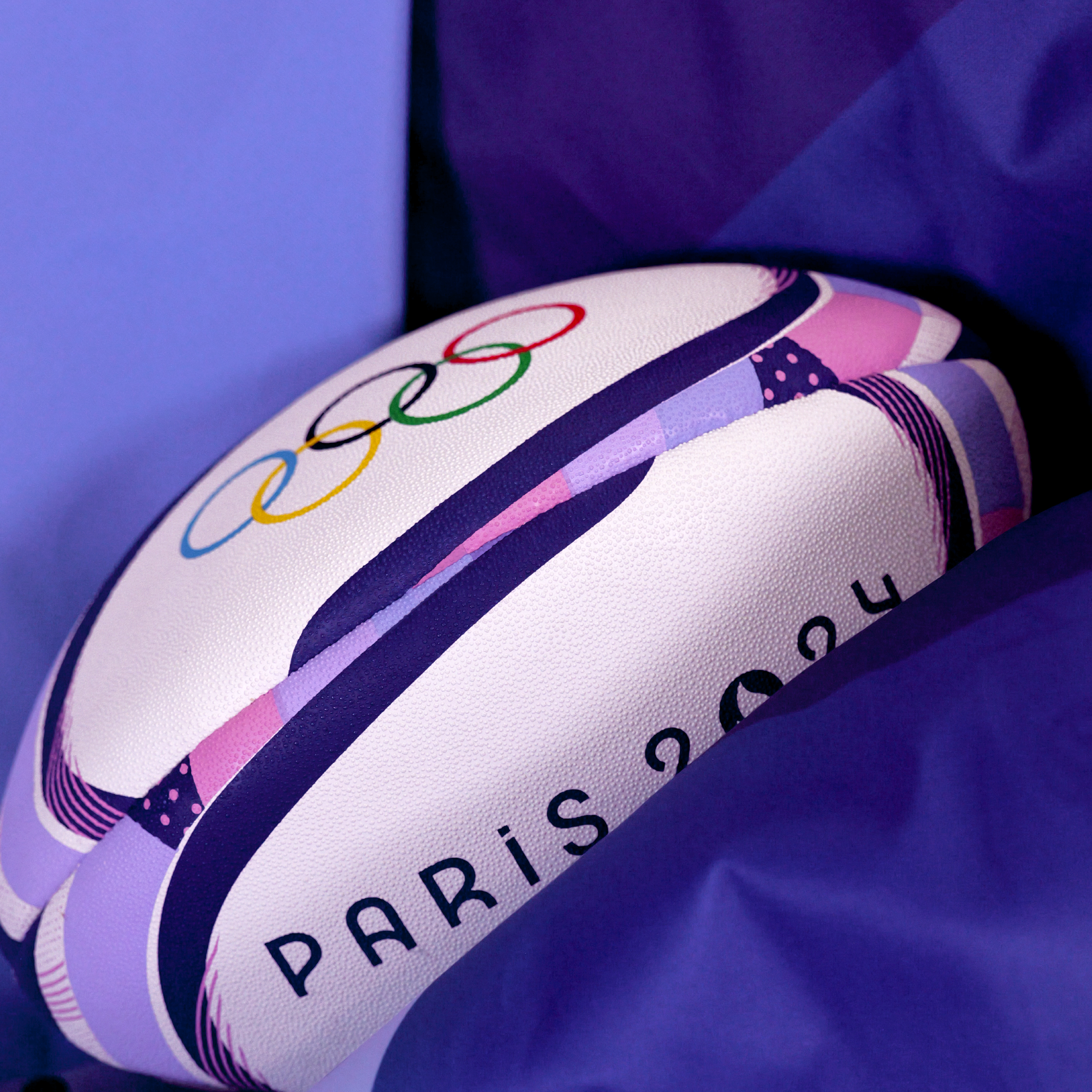 Why are the sports equipment & facilities for the paris olympics in pastel purple & pink? | weirdkaya