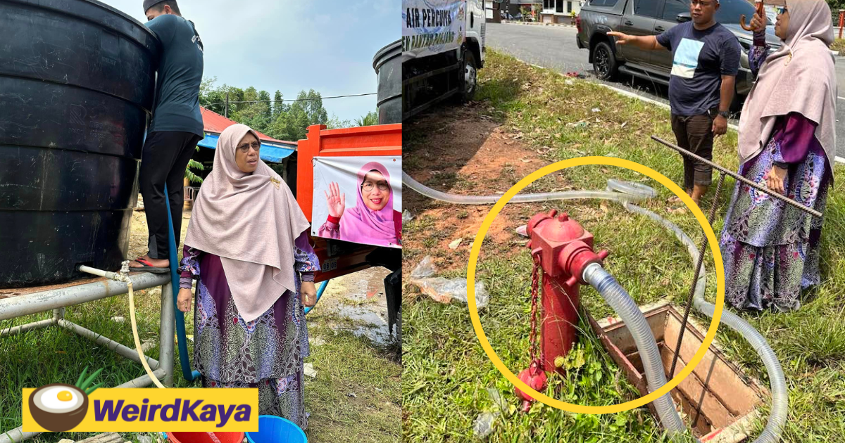 Pas mp misuses fire hydrant to 'provide' water for residents, police investigating | weirdkaya