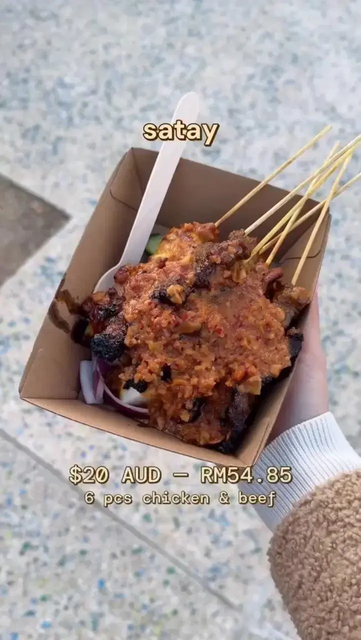 satay pasar malam in melbourne