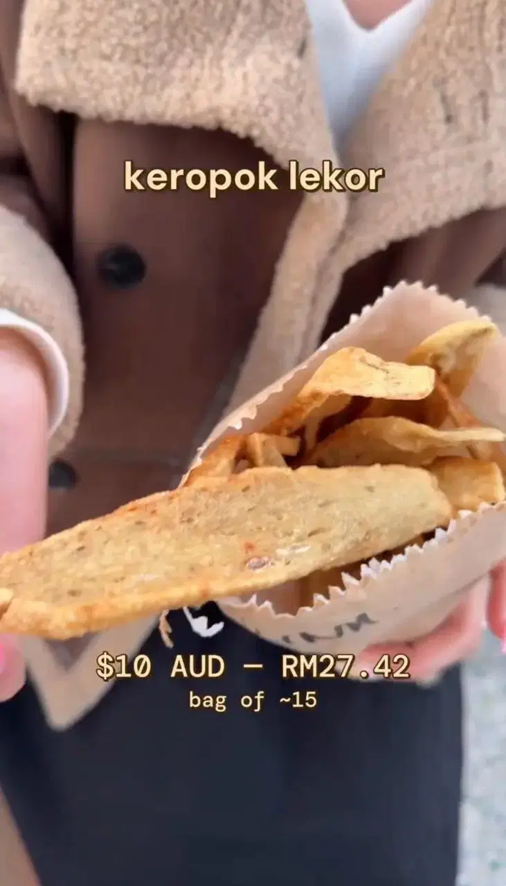 keropok lekor pasar malam in melbourne