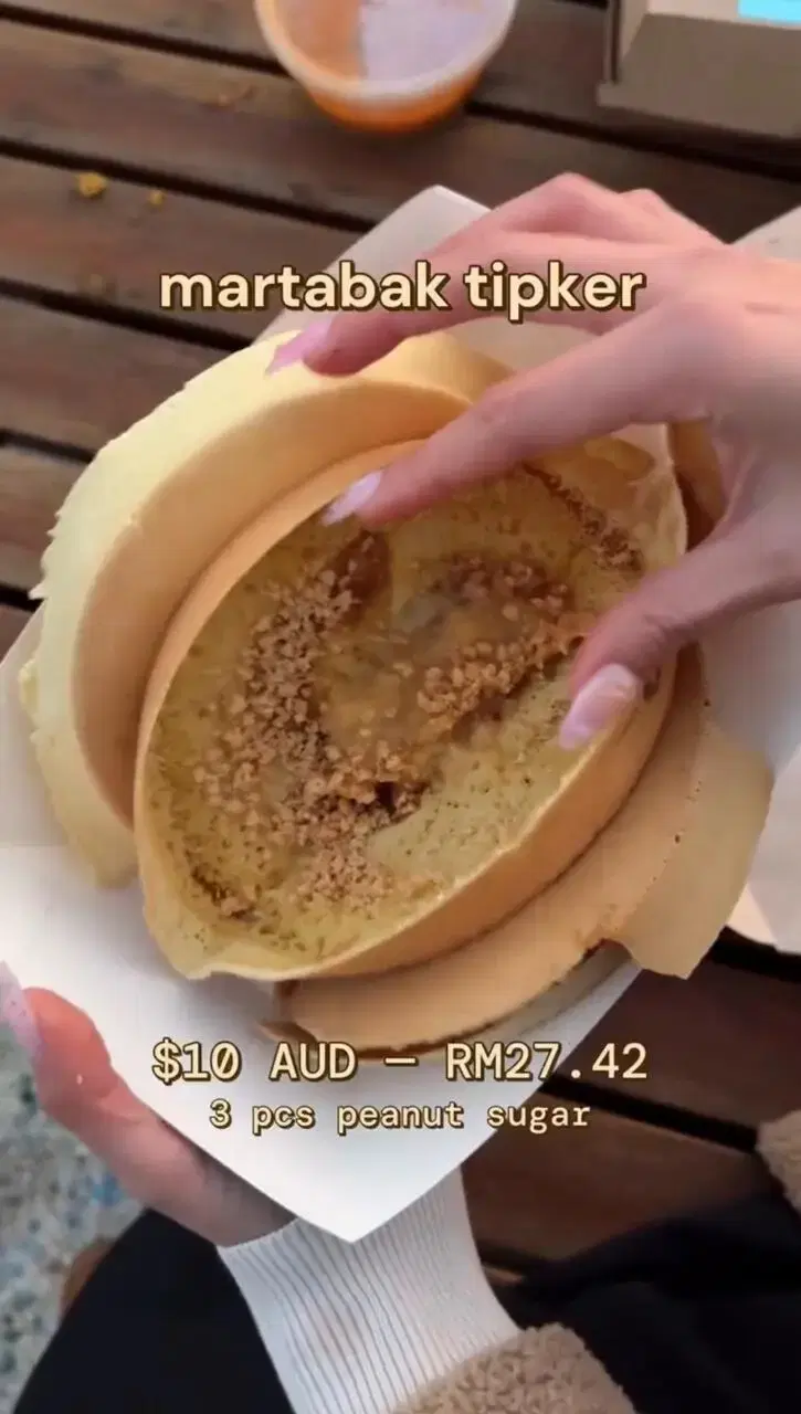 sweet crispy martabak pasar malam in melbourne
