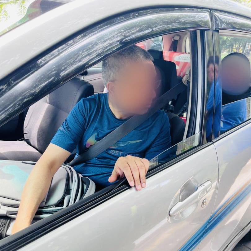 Passengers who were inside illegal taxi in KL