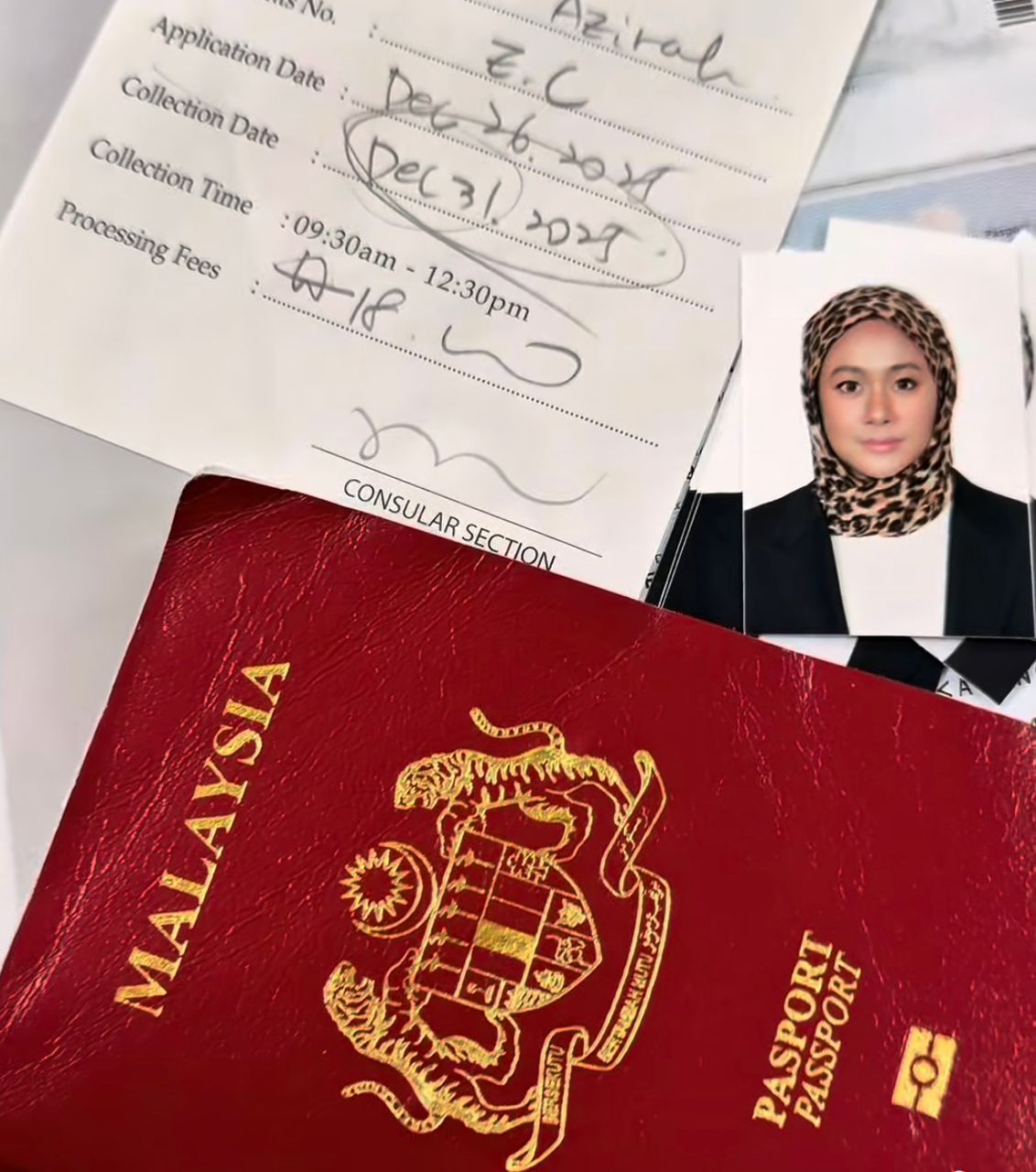 passport photo and malaysia passport