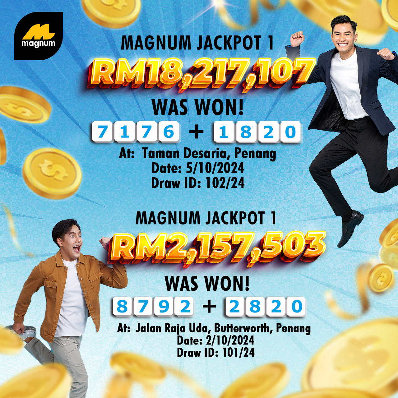 Penang jackpot winner