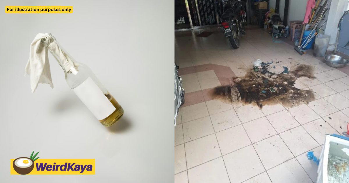 JB Man Has Molotov Cocktail Thrown At His Home By S'porean 'Ah Longs' Over RM95,000 Loan They Claimed His Son Made