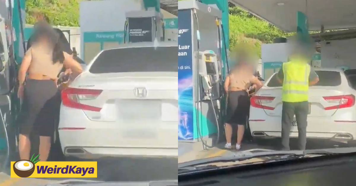 Petrol station worker in m'sia bashed for helping couple fill their thai-registered car with ron95 petrol | weirdkaya