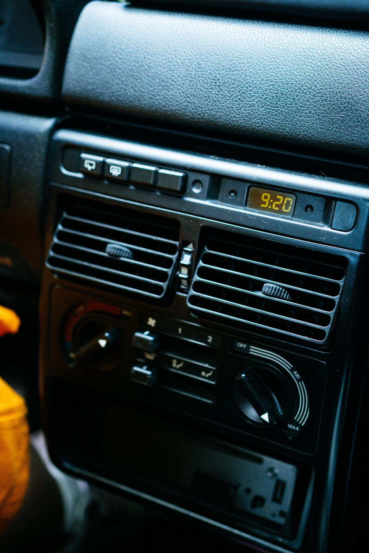 Car interior - front