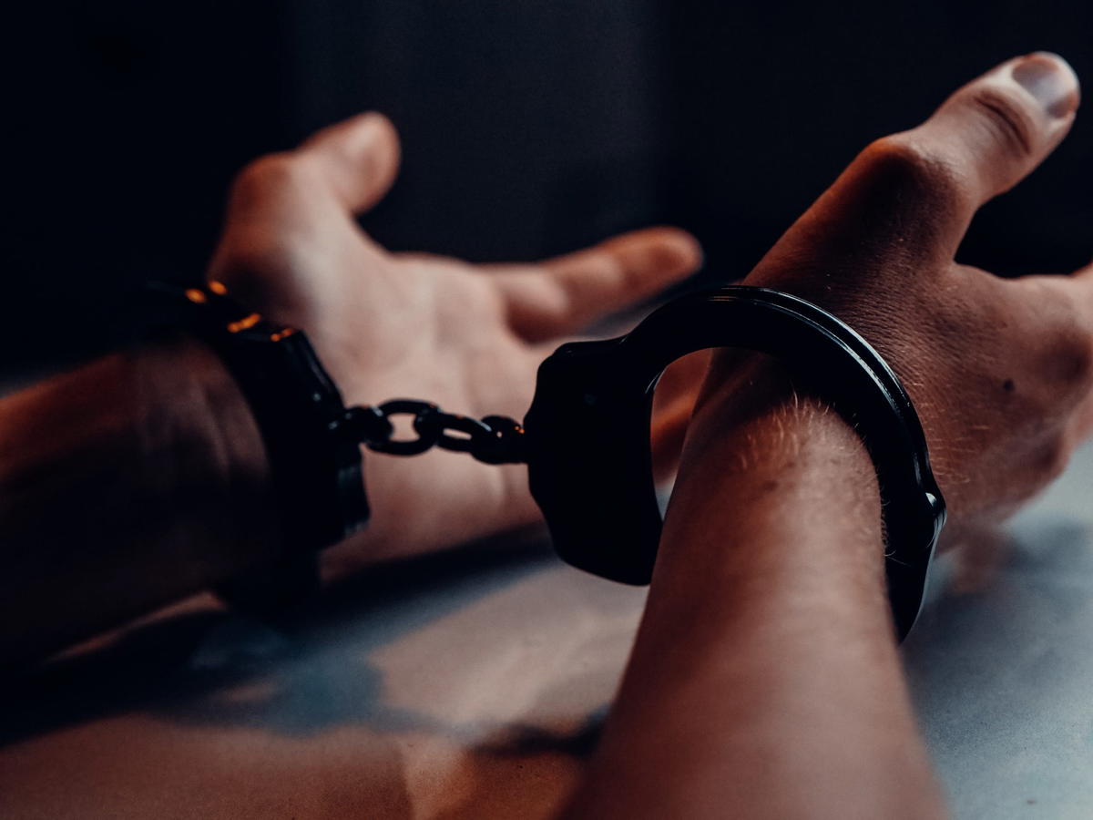 Man in handcuffs