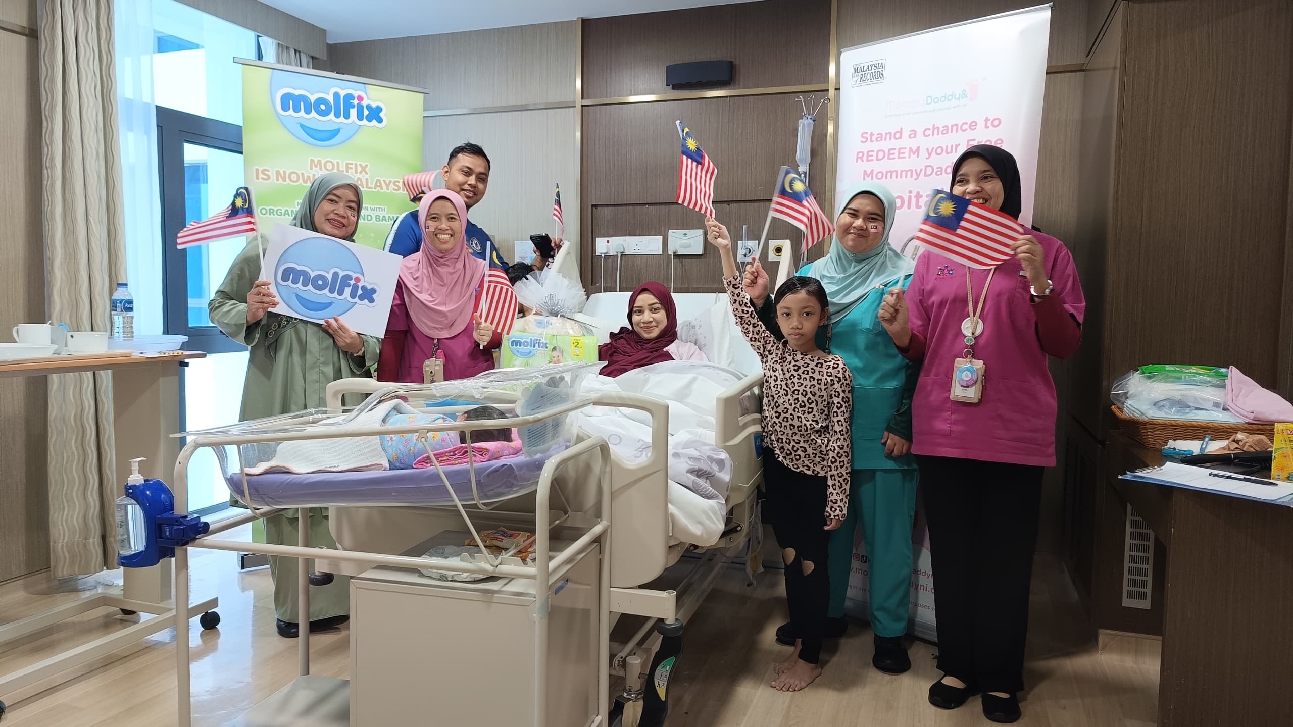 Merdeka baby celebration at avisenna women and children specialist hospital