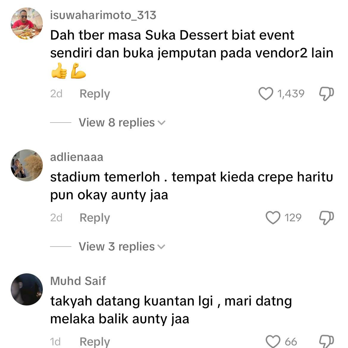 Tarik diri dari cheesert festival, suka dessert akui banyak pihak beri bantuan & sokongan. | weirdkaya