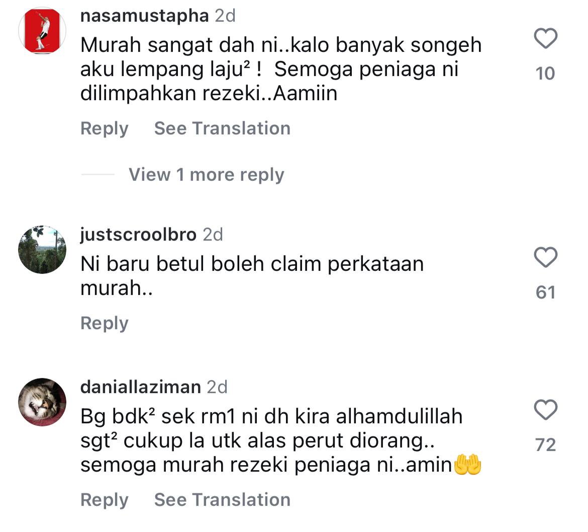 Peniaga jual laksa ekonomi rm1, netizen label paling murah di malaysia - 